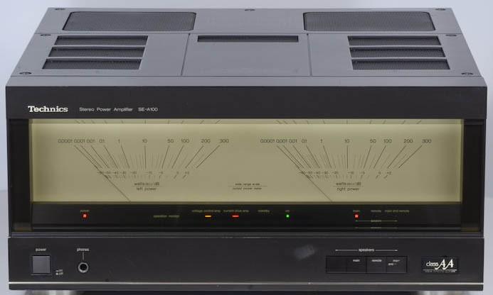 Передняя панель усилителя Technics SE-A100