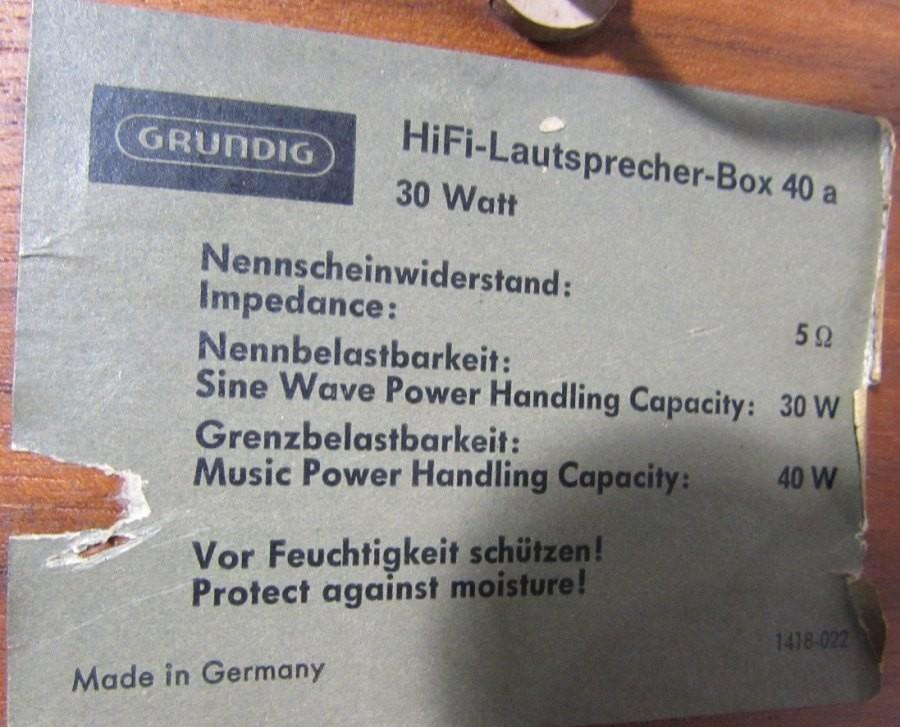 Grundig Box 40a Grundig Box 40a