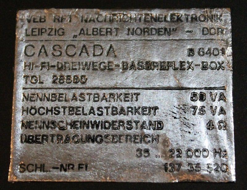 RFT Cascada B 6401 RFT Cascada B 6401