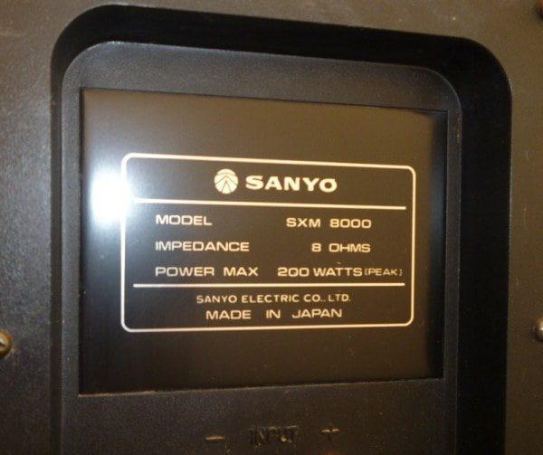 Sanyo SXM-8000 Sanyo SXM-8000