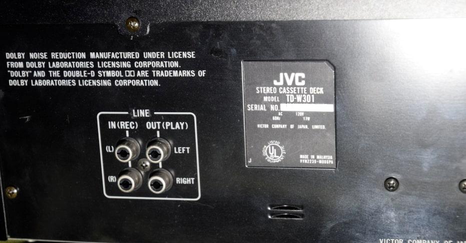 JVC TD-W301