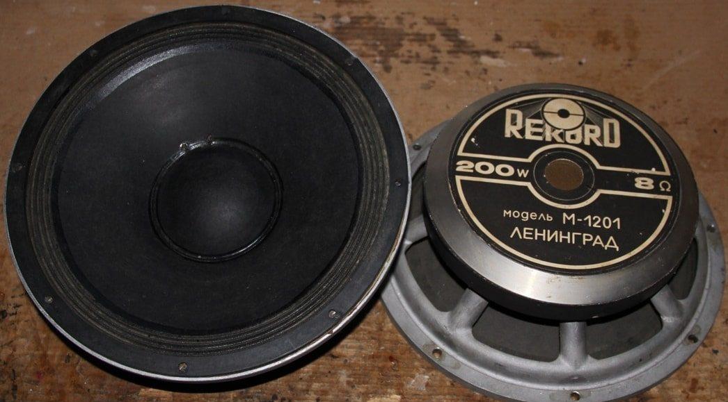 Эстрадный НЧ-динамик Record M-1201: характеристики, размеры | AudioBerry